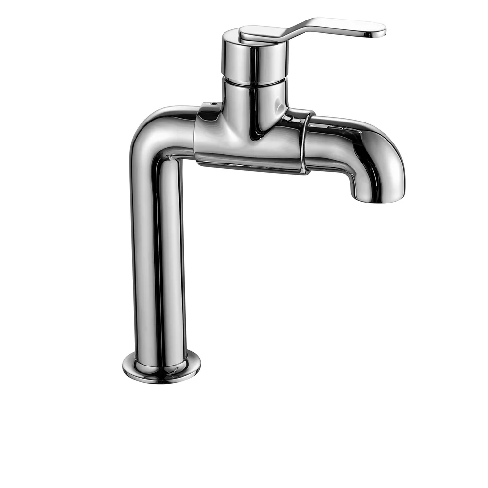 Monomando lavabo horizontal con válvula Click Clack
