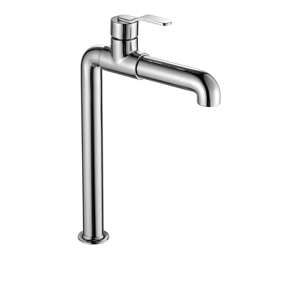 Monomando lavabo horizontal alto