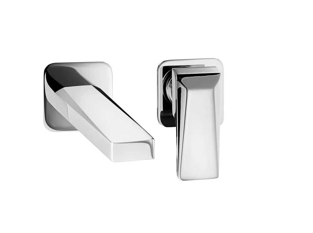 Monomando lavabo empotrar con válvula Click Clack