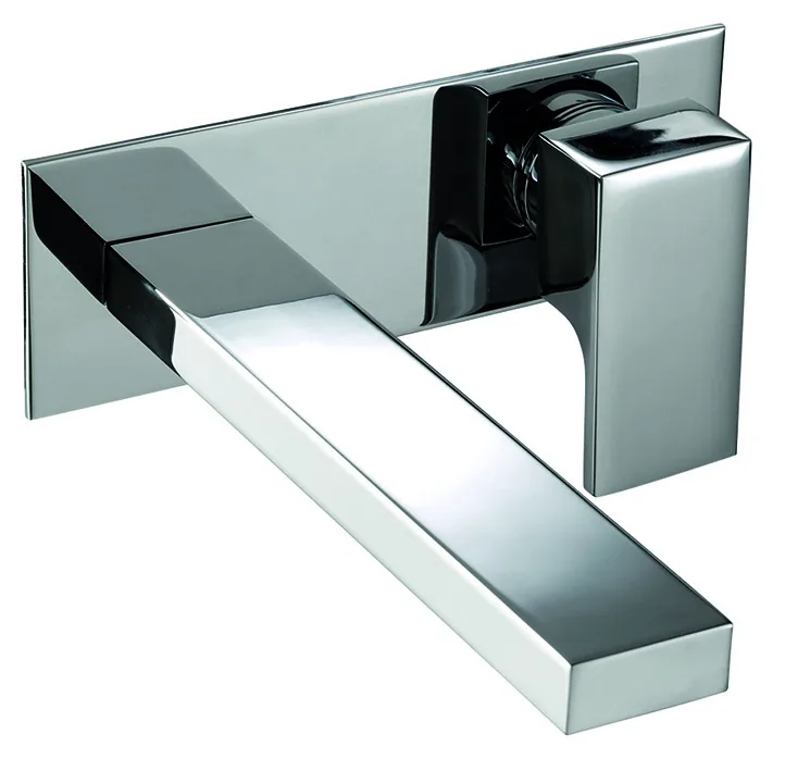 Monomando lavabo empotrar caño 210mm