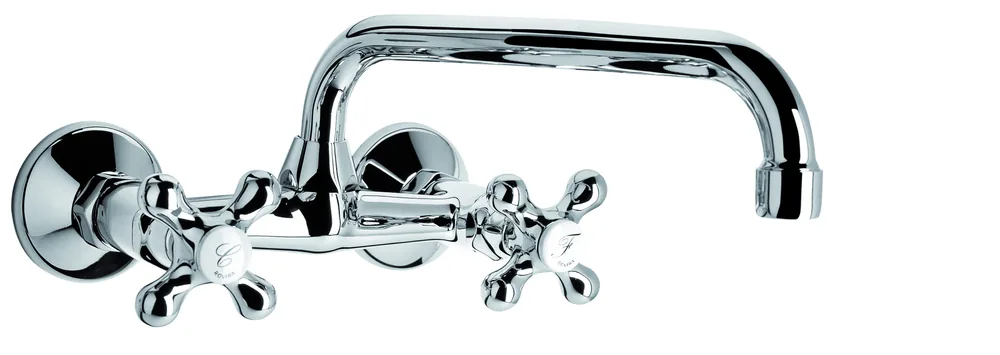 Grupo fregadero caño alto, caño corto 160mm