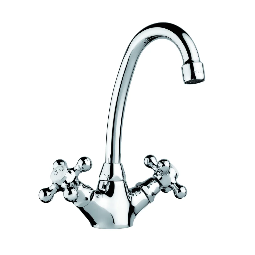 Monobloc lavabo caño giratorio con válvula Click Clack