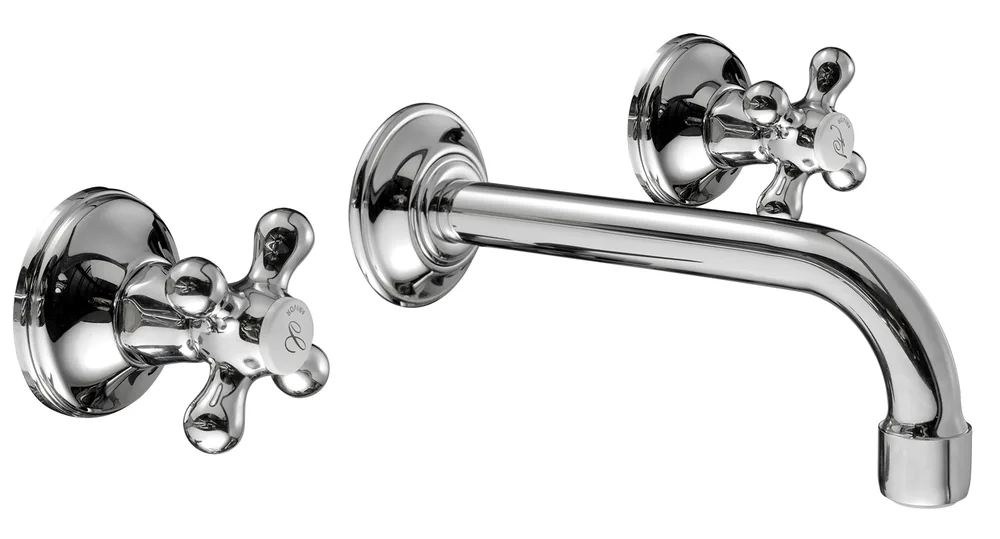 Grupo lavabo empotrar 1/2" caño 210 mm