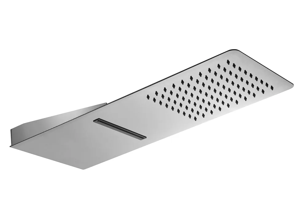 Rociador pared con cascada Ludic Plus 550x230mm