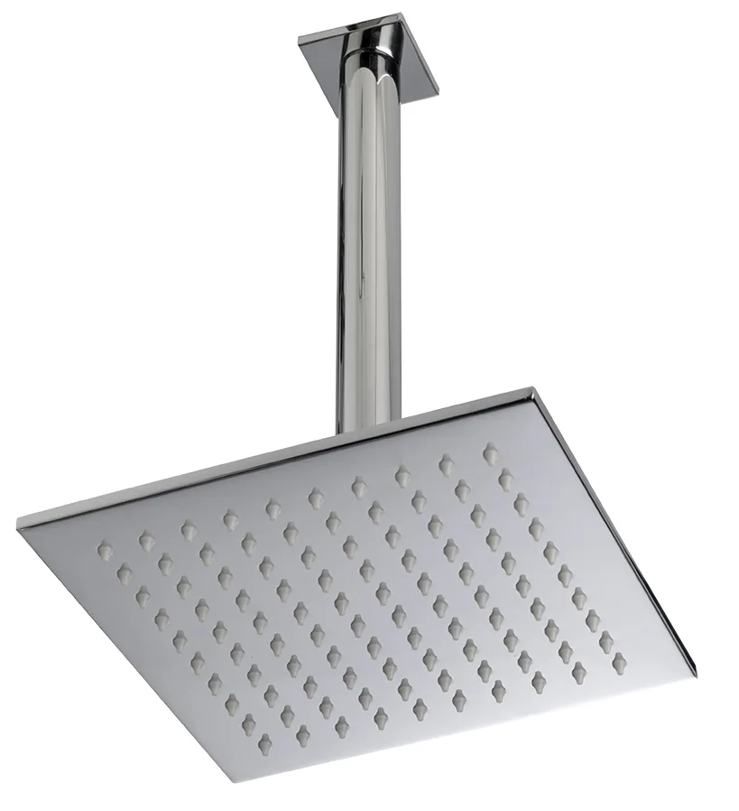 Rociador techo cuadrado 300x300mm, brazo 225mm