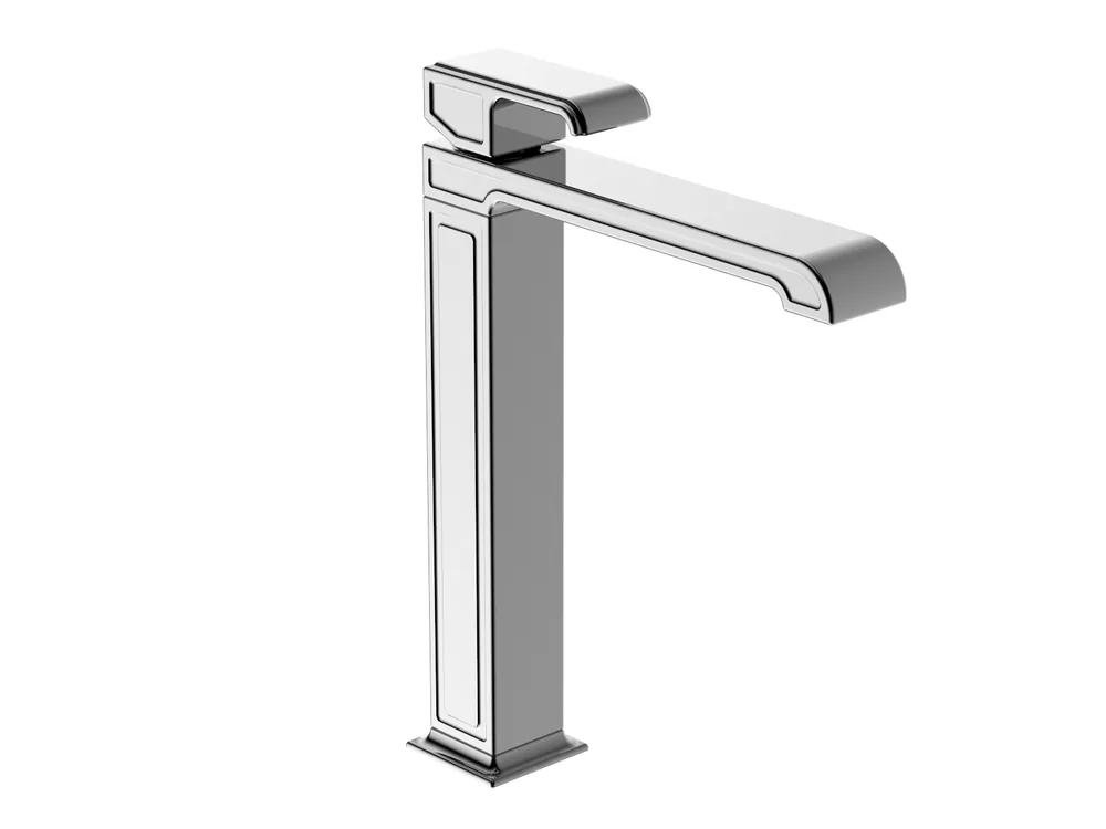 Monomando lavabo alto con válvula Click Clack