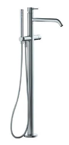 Monomando columna para bañera exenta