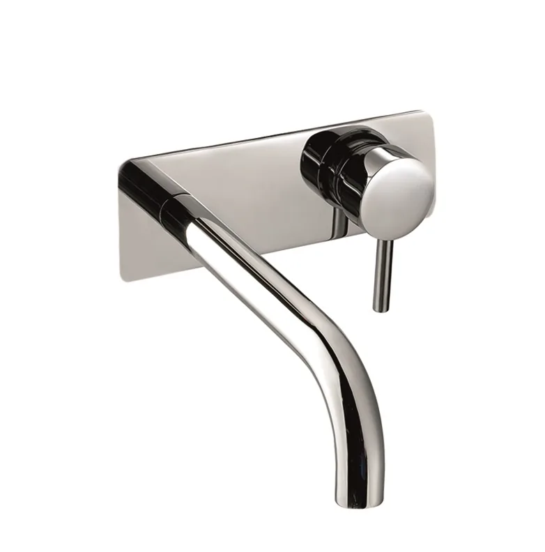 Monomando lavabo empotrar caño 170mm, con válvula Click Clack