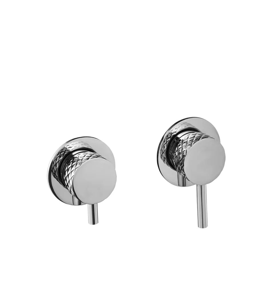Llaves paso de 1/2" compact, volante Crystal