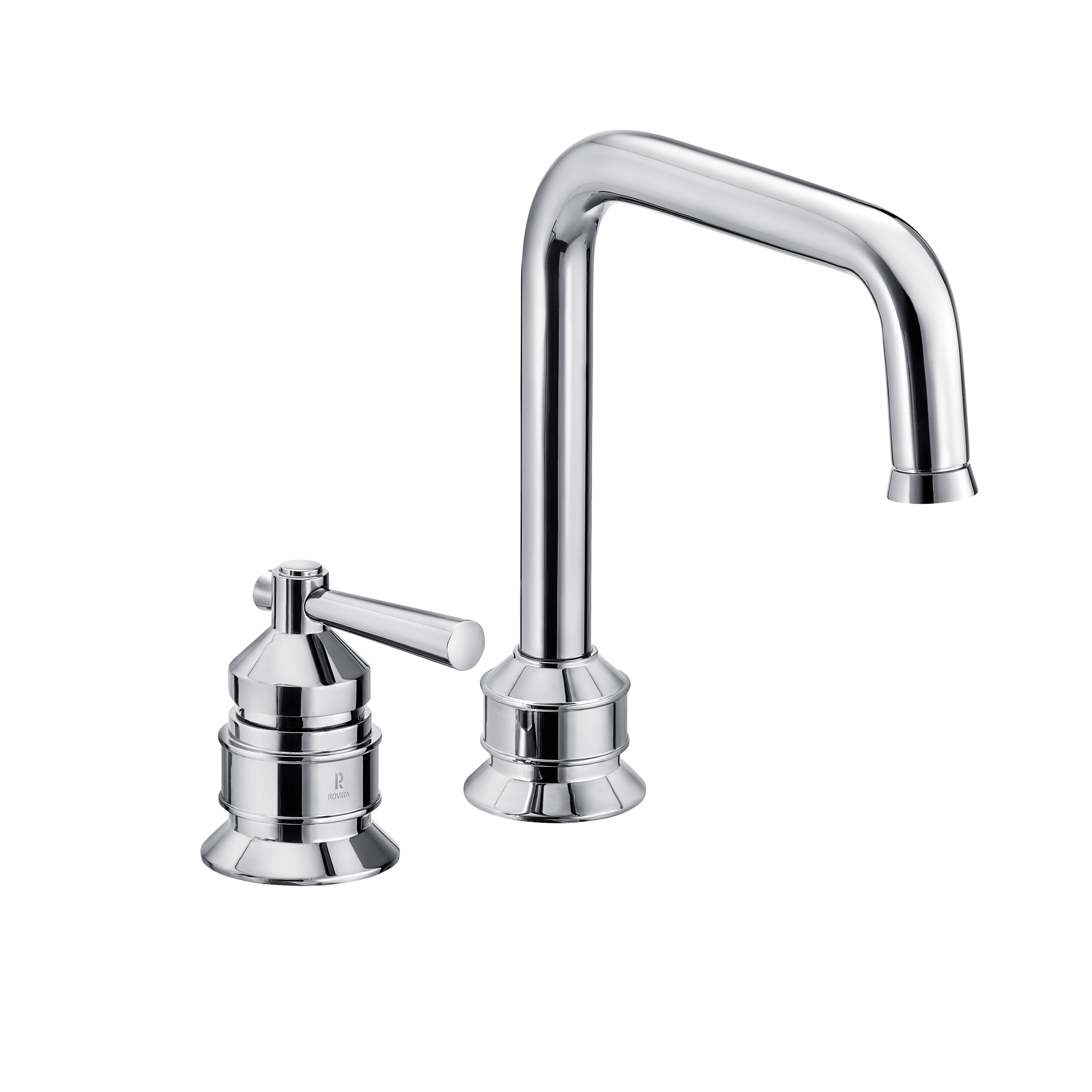 Monomando lavabo caño central