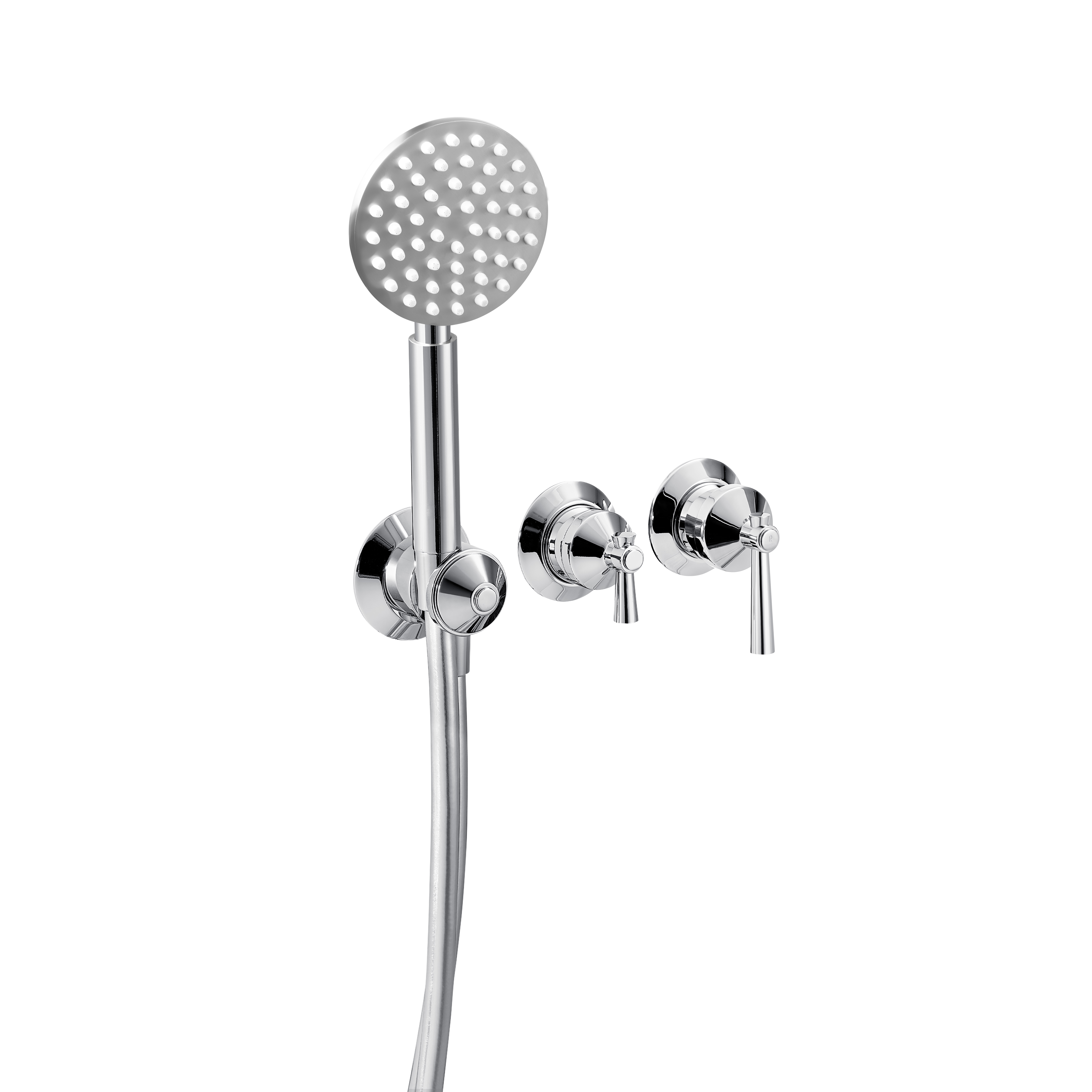 Monomando ducha empotrar 2 vías