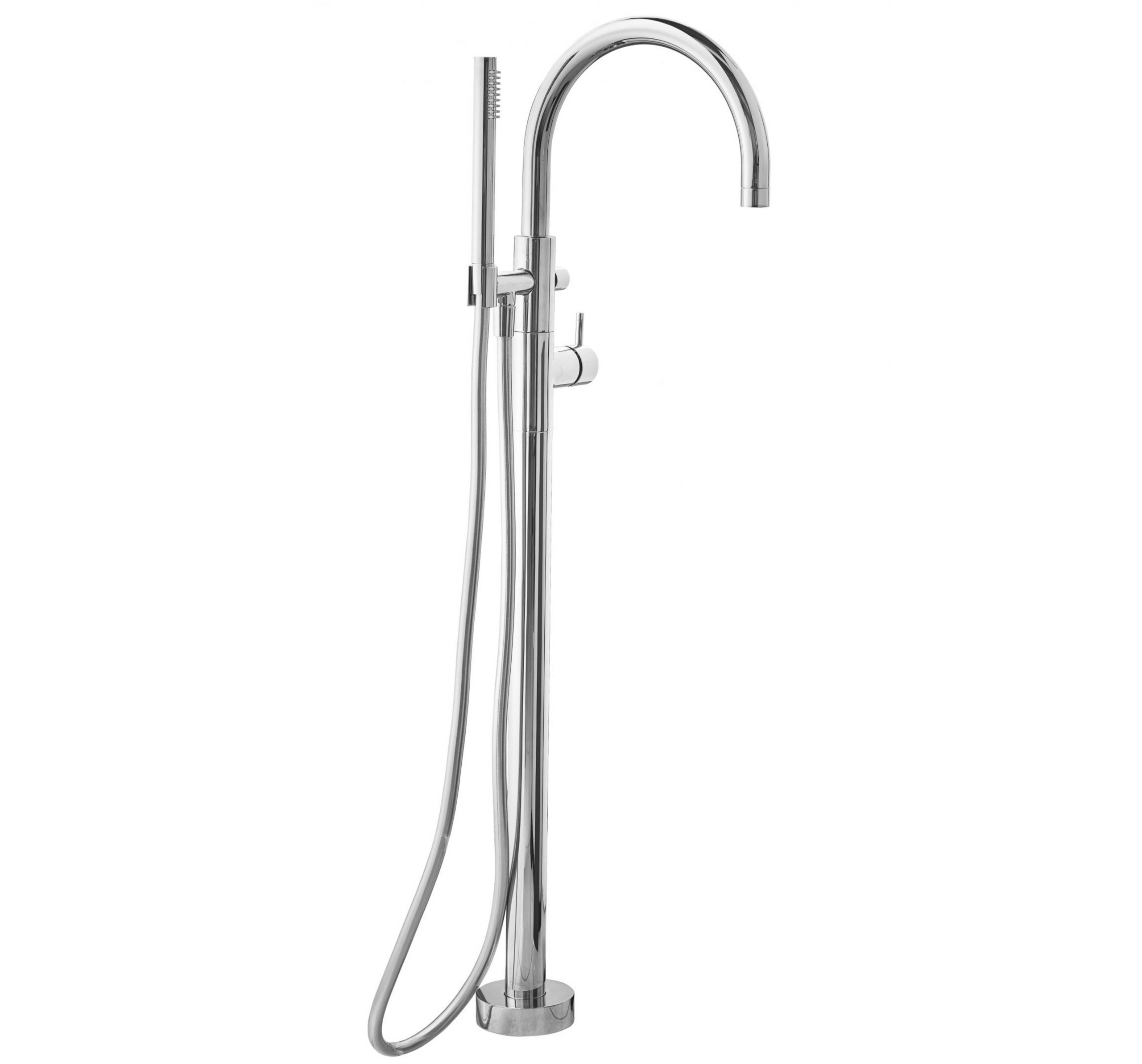 Monomando bañera columna exenta